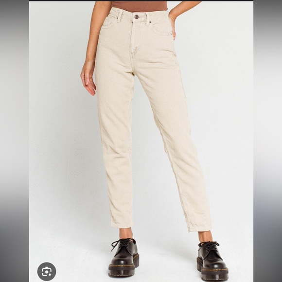 Urban Outfitters BDG Mom High-Rise corduroy Pants - Winter Stone - Picture 1 of 9